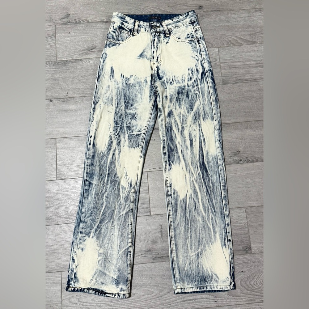 Micas Acid Wash High Rise Jeans
